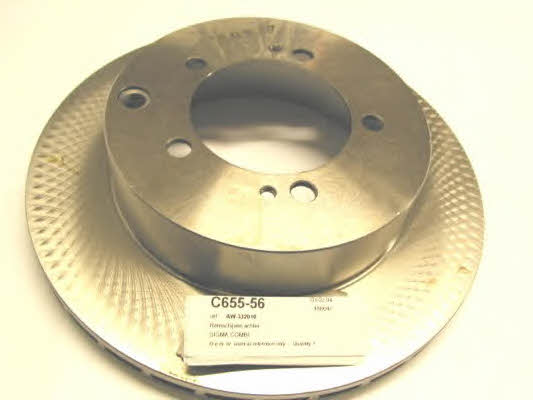 Ashuki C655-56 Rear ventilated brake disc C65556