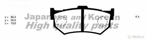 Ashuki H027-04 Brake Pad Set, disc brake H02704