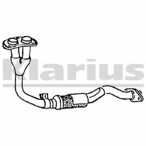 Klarius 120163 Exhaust pipe 120163