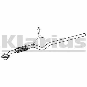 Klarius 150346 Exhaust pipe 150346