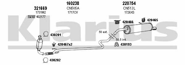  180593E Exhaust system 180593E