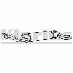 Klarius 250171 End Silencer 250171