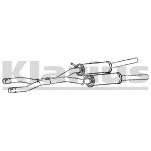 Klarius 250687 Central silencer 250687