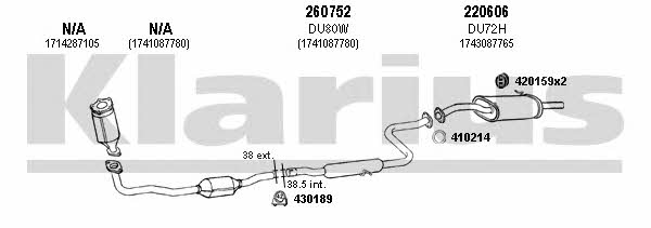  300056E Exhaust system 300056E