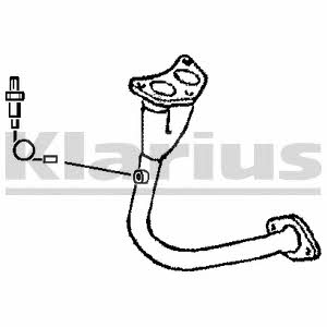 Klarius 301007 Exhaust pipe 301007