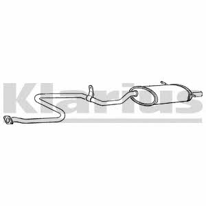 Klarius 270032 End Silencer 270032