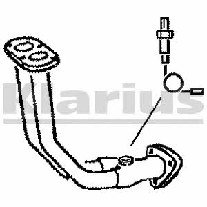 Klarius 301193 Exhaust pipe 301193