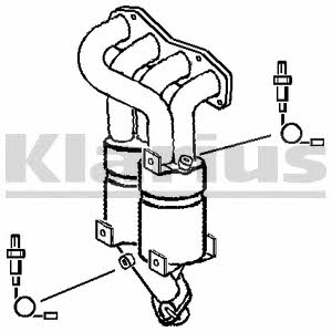 Klarius 321739 Catalytic Converter 321739