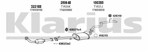  900467E Exhaust system 900467E