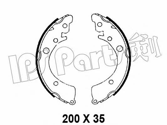 Ips parts IBL-4498 Disc brake pad set IBL4498