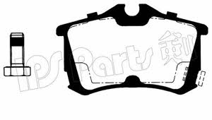 Ips parts IBR-1407 Brake Pad Set, disc brake IBR1407