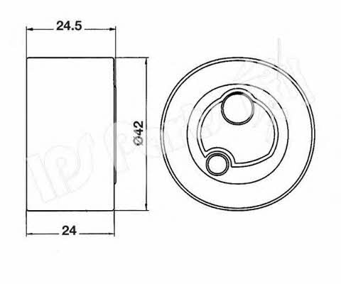 Ips parts ITB-6805 Tensioner pulley, timing belt ITB6805