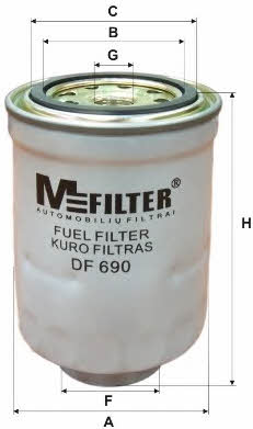 M-Filter DF 690 Fuel filter DF690