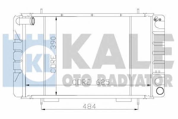 Kale Oto Radiator 128999 Radiator, engine cooling 128999