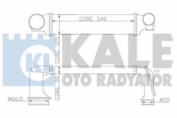Kale Oto Radiator 343300 Intercooler, charger 343300