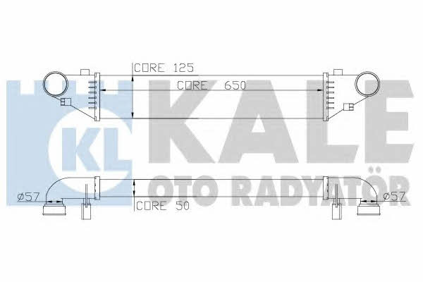 Kale Oto Radiator 347500 Intercooler, charger 347500