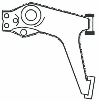 Frap 2081 Suspension arm front lower right 2081