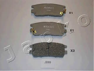 Japko 51599 Brake Pad Set, disc brake 51599