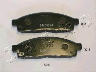 Japko 50504 Brake Pad Set, disc brake 50504