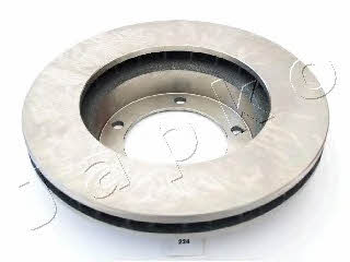 Japko 60224 Front brake disc ventilated 60224