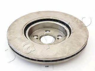 Japko 60235 Front brake disc ventilated 60235