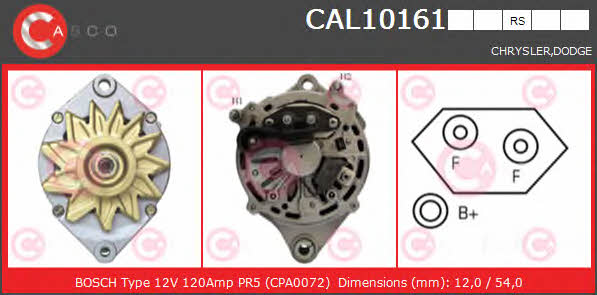 Casco CAL10161RS Alternator CAL10161RS