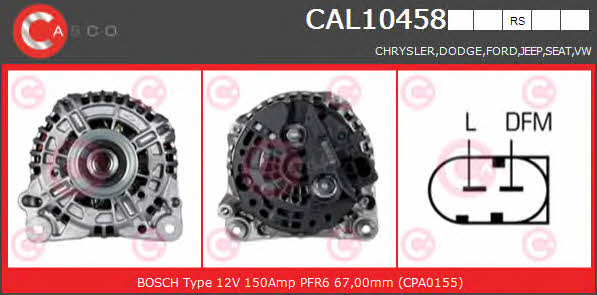 Casco CAL10458RS Alternator CAL10458RS