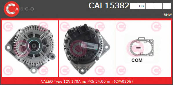 Casco CAL15382GS Alternator CAL15382GS