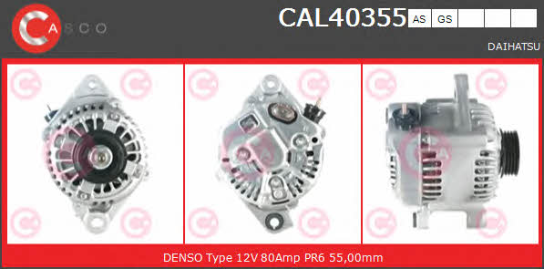 Casco CAL40355AS Alternator CAL40355AS