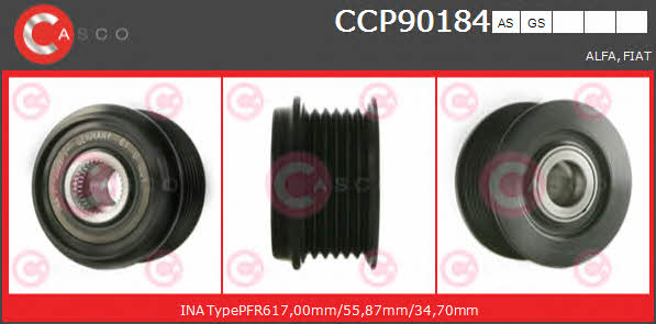 Casco CCP90184GS Belt pulley generator CCP90184GS