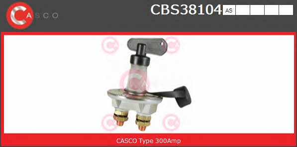 Casco CBS38104AS Main Switch, battery CBS38104AS