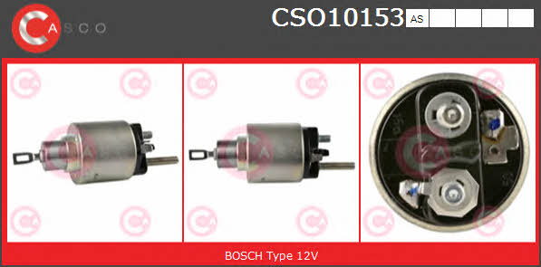 Casco CSO10153AS Solenoid switch, starter CSO10153AS