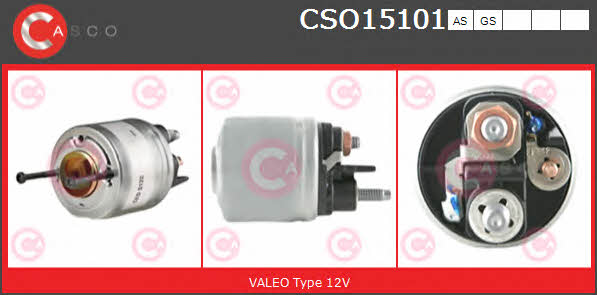 Casco CSO15101AS Solenoid switch, starter CSO15101AS
