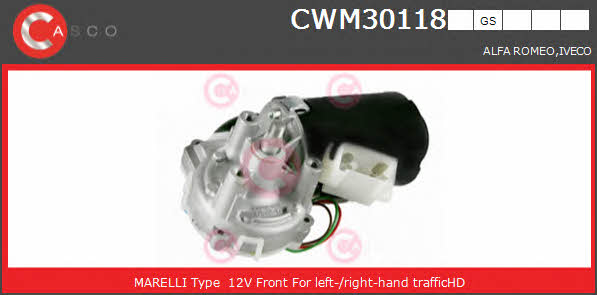Casco CWM30118GS Wipe motor CWM30118GS