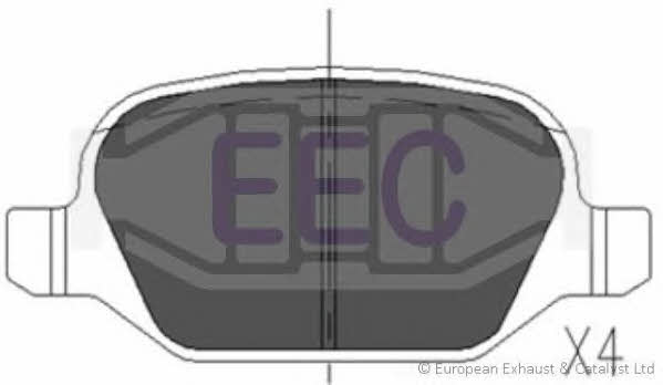 EEC BRP1209 Brake Pad Set, disc brake BRP1209