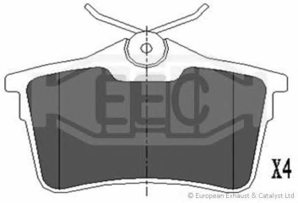 EEC BRP1659 Brake Pad Set, disc brake BRP1659