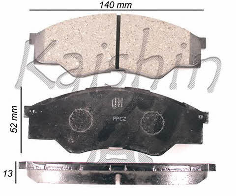 Kaishin D2275 Brake Pad Set, disc brake D2275