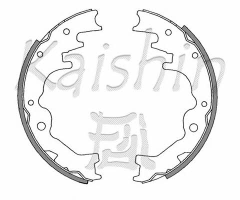 Kaishin K3378 Parking brake shoes K3378