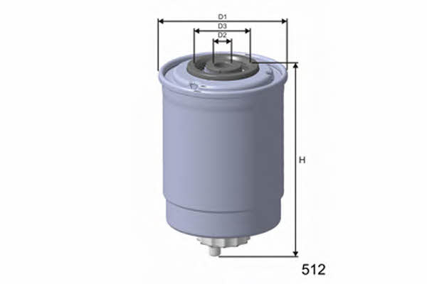 Misfat M408 Fuel filter M408