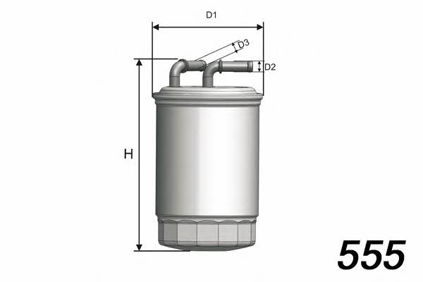 Misfat M518 Fuel filter M518