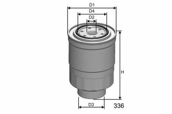 Misfat M606 Fuel filter M606