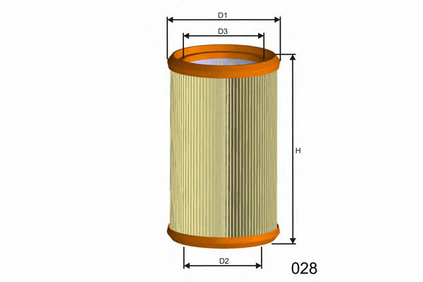 Misfat RM747 Air filter RM747