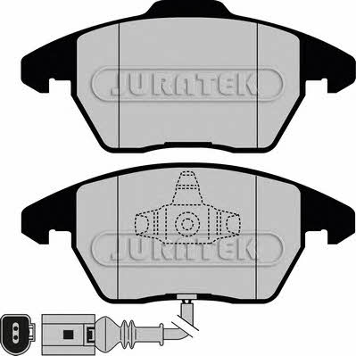 Juratek JCP1641 Brake Pad Set, disc brake JCP1641