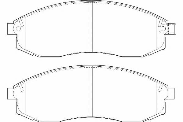 Wagner WBP23086A Brake Pad Set, disc brake WBP23086A