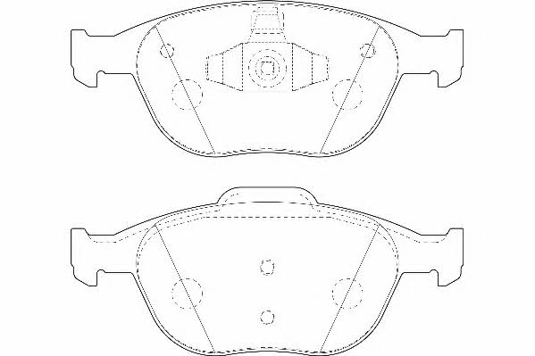 Wagner WBP23440A Brake Pad Set, disc brake WBP23440A