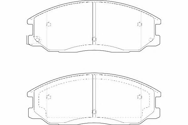 Wagner WBP23569A Brake Pad Set, disc brake WBP23569A