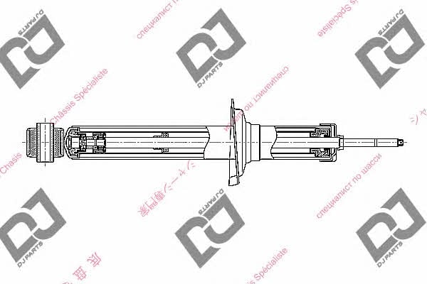 Dj parts DS1145GT Rear oil and gas suspension shock absorber DS1145GT