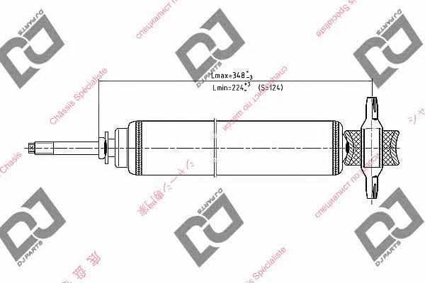 Dj parts DS2228HT Front suspension shock absorber DS2228HT