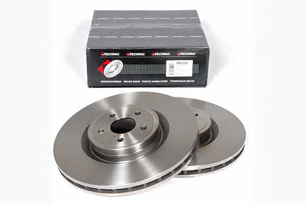 Protechnic PRD2281 Front brake disc ventilated PRD2281