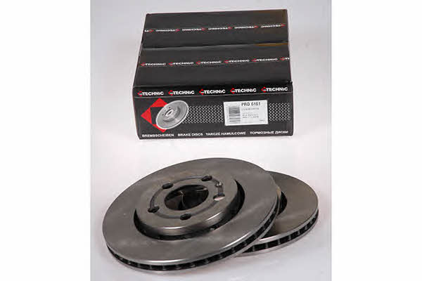 Protechnic PRD6161 Rear ventilated brake disc PRD6161